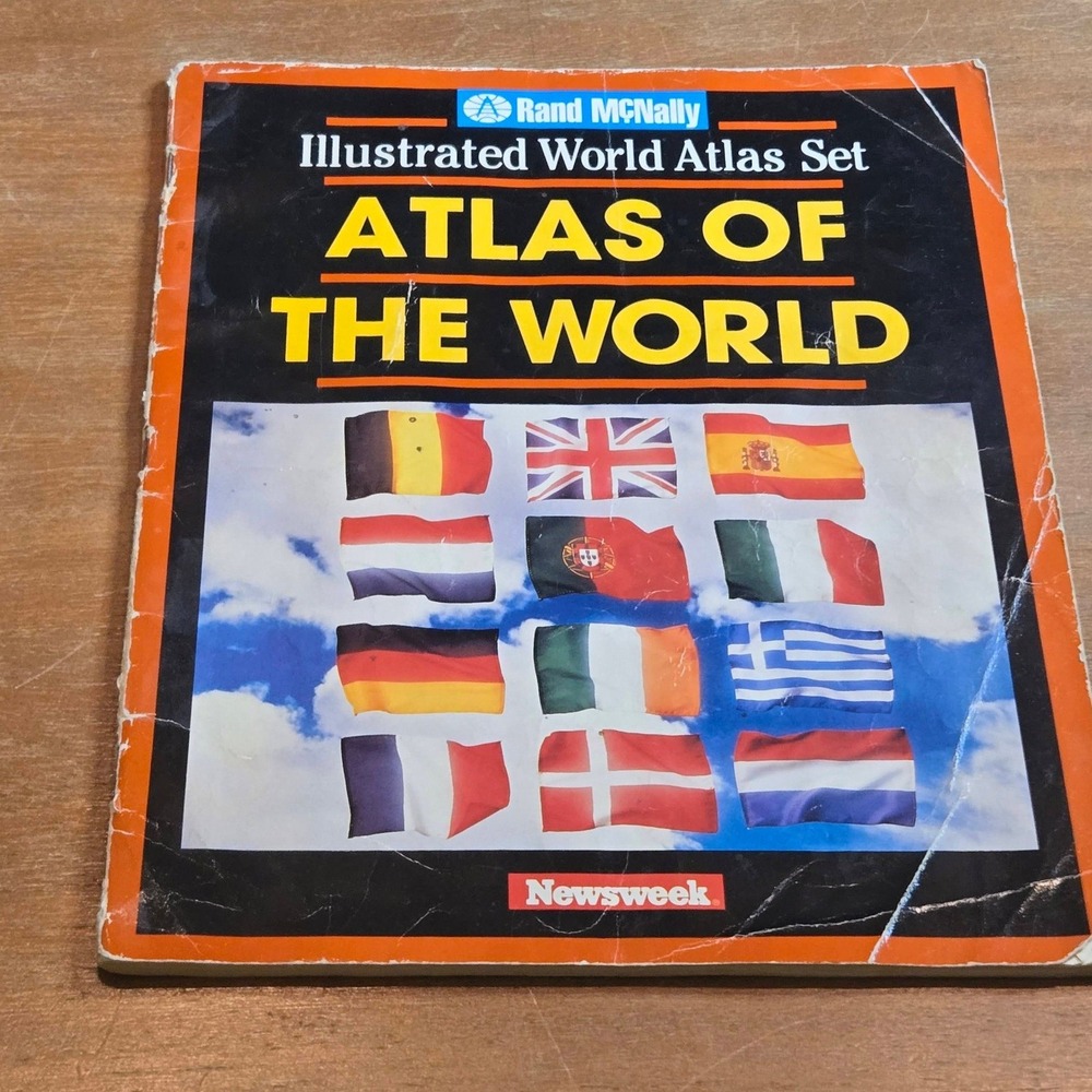 Rand McNally Atlas of the World 1993 Newsweek Edition‎ Vintage Maps  Magazine